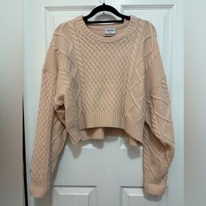 Sunday Best Cable Knit Sweater - Beige